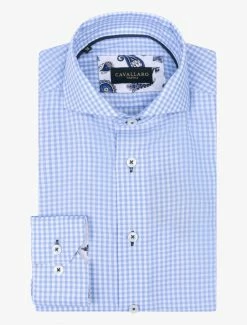 Cavallaro Napoli Carlazzo Overhemd Lichtblauw 5 Cavallaro Napoli Carlazzo Overhemd Lichtblauw -Cavallaro Napoli Shop 110222012 600101 03 positie 60 711