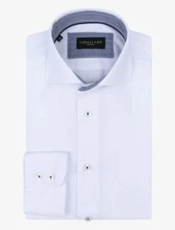 Cavallaro Napoli Asolo Overhemd Wit -Cavallaro Napoli Shop 110222037 100000 03 positie 60 960