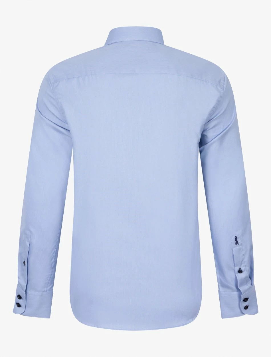 Cavallaro Napoli Aviano Overhemd Lichtblauw 2 Cavallaro Napoli Aviano Overhemd Lichtblauw - Afbeelding 2