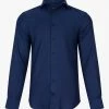 Cavallaro Napoli Nario Overhemd Donkerblauw