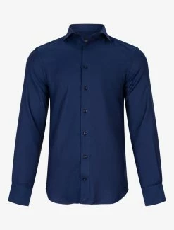 Cavallaro Napoli Nario Overhemd Donkerblauw