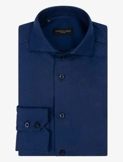 Cavallaro Napoli Nario Overhemd Donkerblauw 5 Cavallaro Napoli Nario Overhemd Donkerblauw -Cavallaro Napoli Shop 110222047 699007 03 positie 60 860