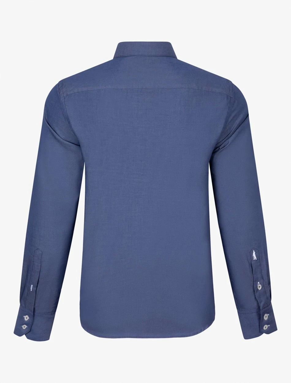 Cavallaro Napoli Romario Overhemd Donkerblauw 2 Cavallaro Napoli Romario Overhemd Donkerblauw - Afbeelding 2