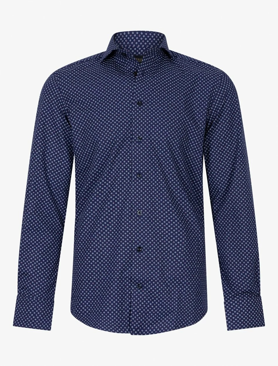 Cavallaro Napoli Rufino Overhemd Donkerblauw 1 Cavallaro Napoli Rufino Overhemd Donkerblauw