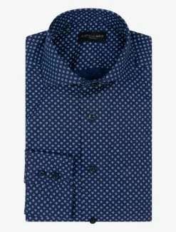 Cavallaro Napoli Rufino Overhemd Donkerblauw 5 Cavallaro Napoli Rufino Overhemd Donkerblauw -Cavallaro Napoli Shop 110222051 699107 03 positie 60 962