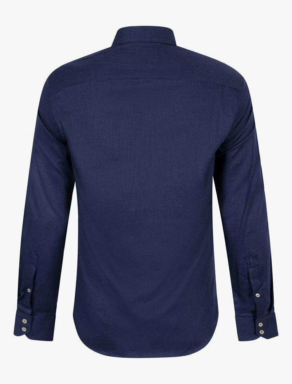 Cavallaro Napoli Emergo Overhemd Donkerblauw 2 Cavallaro Napoli Emergo Overhemd Donkerblauw - Afbeelding 2