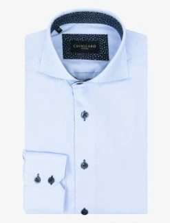 Cavallaro Napoli Bardi Overhemd Blauw -Cavallaro Napoli Shop 110222066 600000 03 positie 60 844