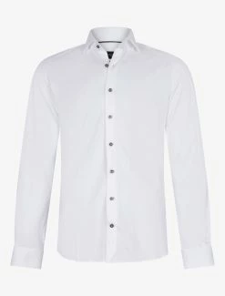 Cavallaro Napoli Piquo Overhemd Wit -Cavallaro Napoli Shop 110225001 100000 01 positie 402c20voorkant 978