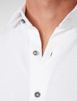 Cavallaro Napoli Piquo Overhemd Wit -Cavallaro Napoli Shop 110225001 100000 11 positie 20 874