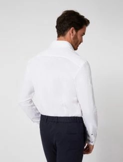 Cavallaro Napoli Piquo Overhemd Wit -Cavallaro Napoli Shop 110225001 100000 12 positie 25 37