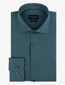 Cavallaro Napoli Piquo Overhemd Donkergroen 15 Cavallaro Napoli Piquo Overhemd Donkergroen -Cavallaro Napoli Shop 110225001 599000 03 positie 60 217