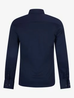 Cavallaro Napoli Piquo Overhemd Donkerblauw -Cavallaro Napoli Shop 110225001 699000 02 positie 50 695