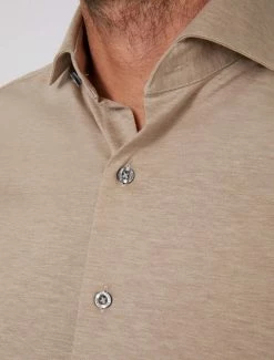 Cavallaro Napoli Piquo Overhemd Zand 10 Cavallaro Napoli Piquo Overhemd Zand -Cavallaro Napoli Shop 110225001 810000 11 positie 20 146