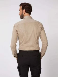 Cavallaro Napoli Piquo Overhemd Zand 11 Cavallaro Napoli Piquo Overhemd Zand -Cavallaro Napoli Shop 110225001 810000 12 positie 25 932