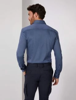 Cavallaro Napoli Basilio Overhemd Blauw -Cavallaro Napoli Shop 110225005 699607 12 positie 25 367