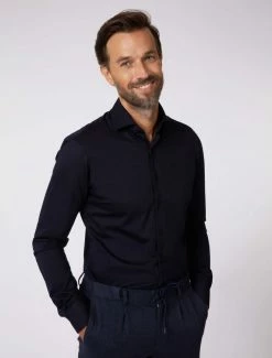 Cavallaro Napoli Bertoldo Overhemd Donkerblauw 13 Cavallaro Napoli Bertoldo Overhemd Donkerblauw -Cavallaro Napoli Shop 110225006 699000 05 positie 05 793