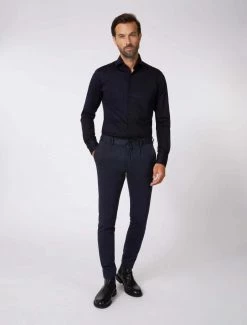 Cavallaro Napoli Bertoldo Overhemd Donkerblauw 14 Cavallaro Napoli Bertoldo Overhemd Donkerblauw -Cavallaro Napoli Shop 110225006 699000 10 positie 10 447