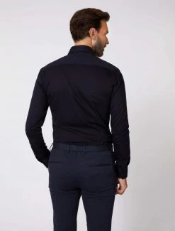 Cavallaro Napoli Bertoldo Overhemd Donkerblauw 16 Cavallaro Napoli Bertoldo Overhemd Donkerblauw -Cavallaro Napoli Shop 110225006 699000 12 positie 25 799