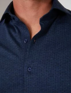 Cavallaro Napoli Brenn Overhemd Blauw -Cavallaro Napoli Shop 110225007 641697 11 positie 20 211