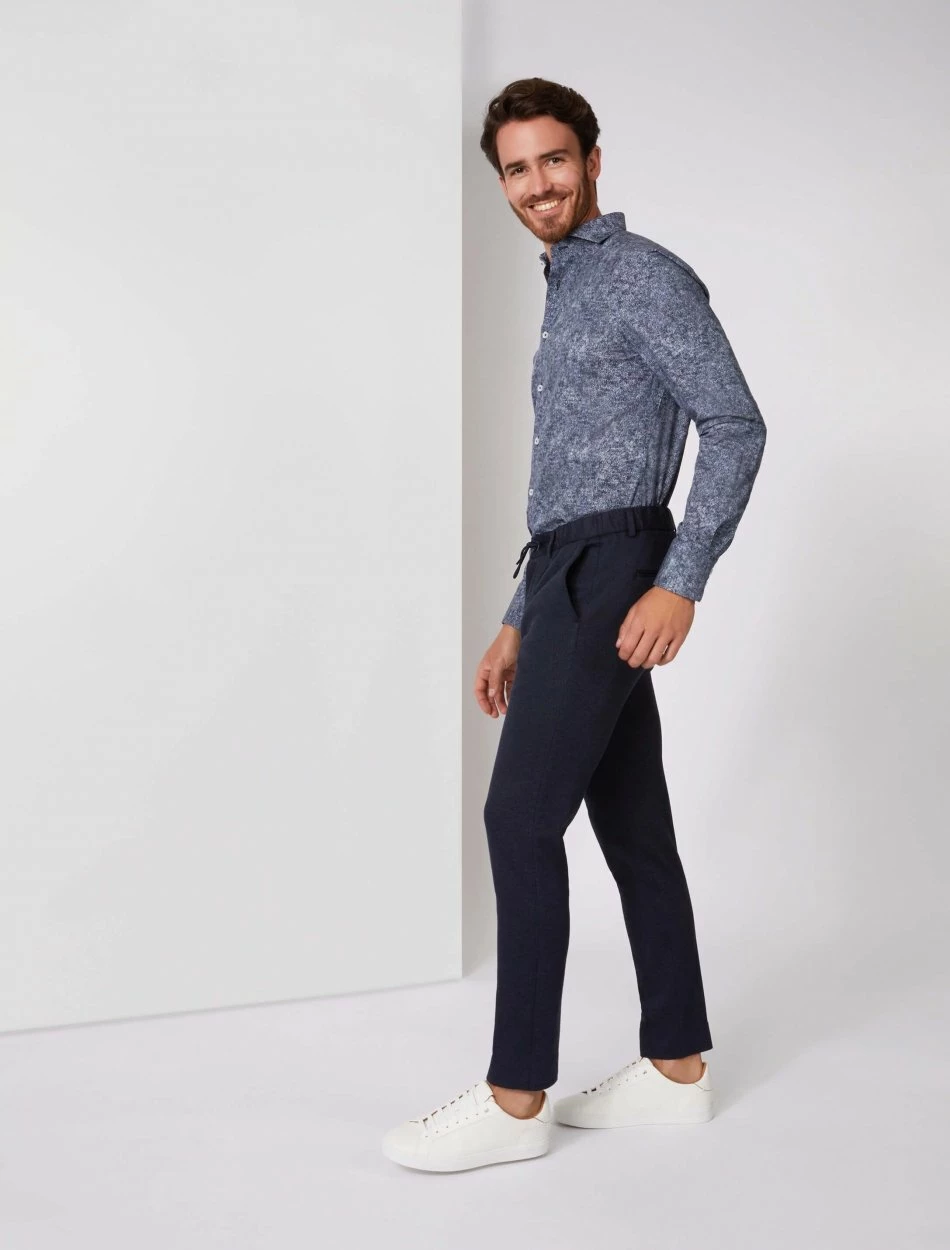 Cavallaro Napoli Blugio Overhemd Donkerblauw 6 Cavallaro Napoli Blugio Overhemd Donkerblauw - Afbeelding 6