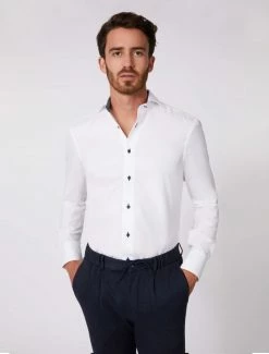 Cavallaro Napoli Biaglio Overhemd Wit