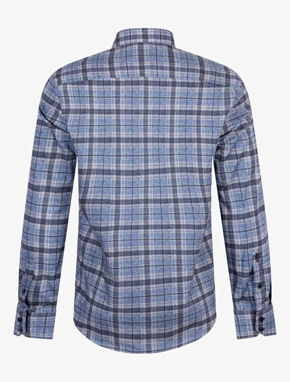 Cavallaro Napoli Edilio Overhemd Donkerblauw 8 Cavallaro Napoli Edilio Overhemd Donkerblauw - Afbeelding 8