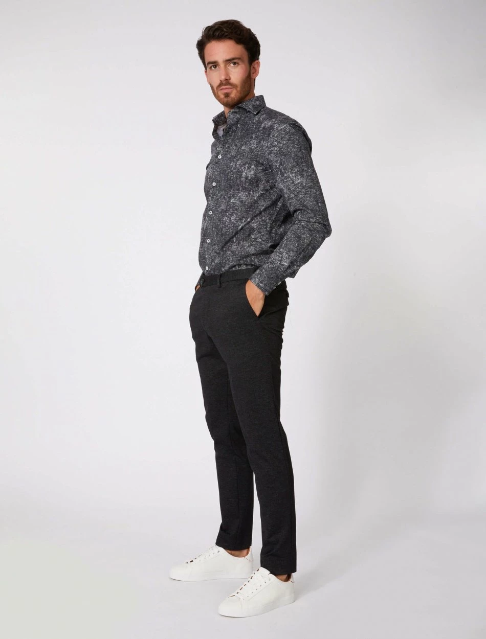 Cavallaro Napoli Vanteo Overhemd Donkergrijs 2 Cavallaro Napoli Vanteo Overhemd Donkergrijs - Afbeelding 2