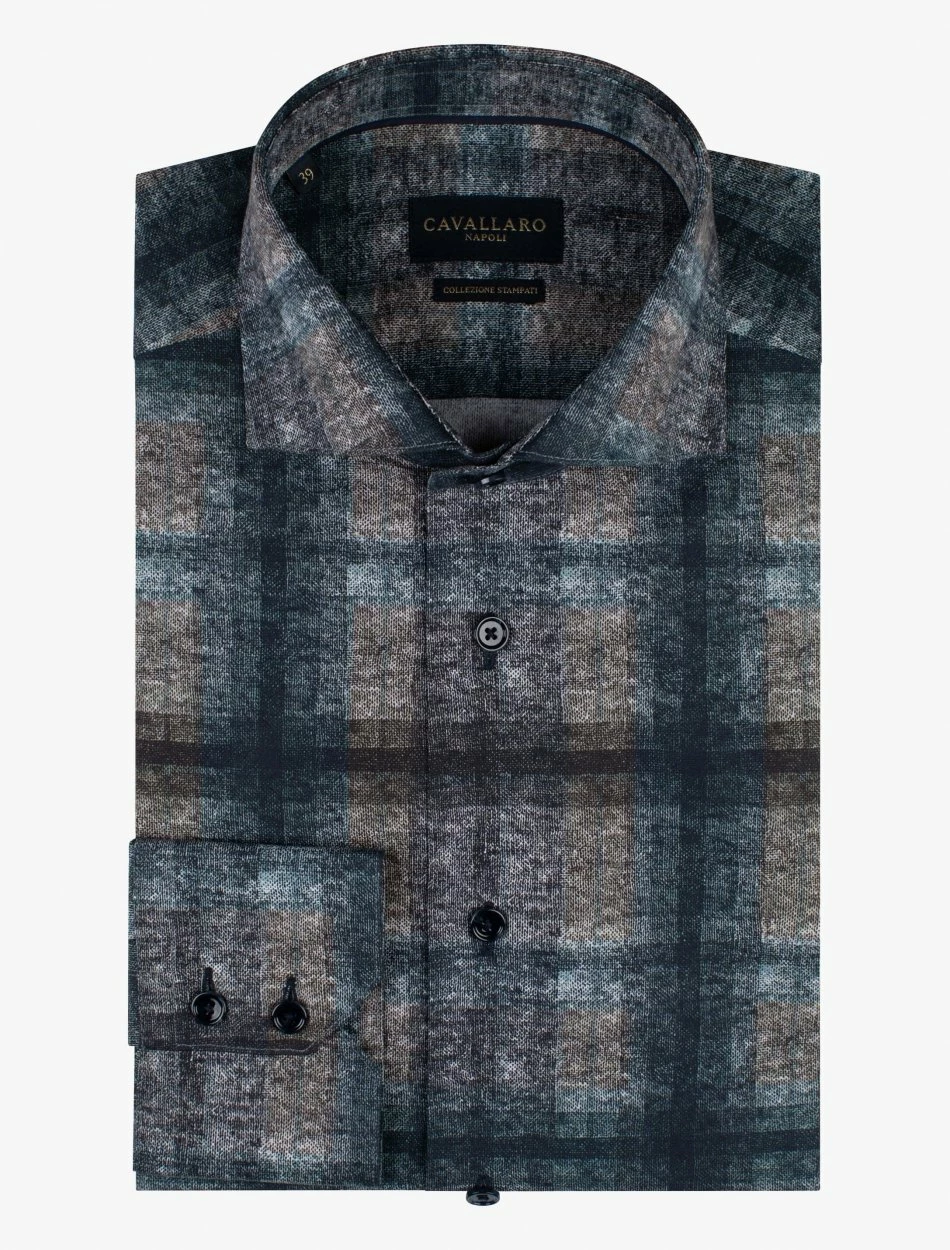 Cavallaro Napoli Tiquo Overhemd Groen 6 Cavallaro Napoli Tiquo Overhemd Groen - Afbeelding 6