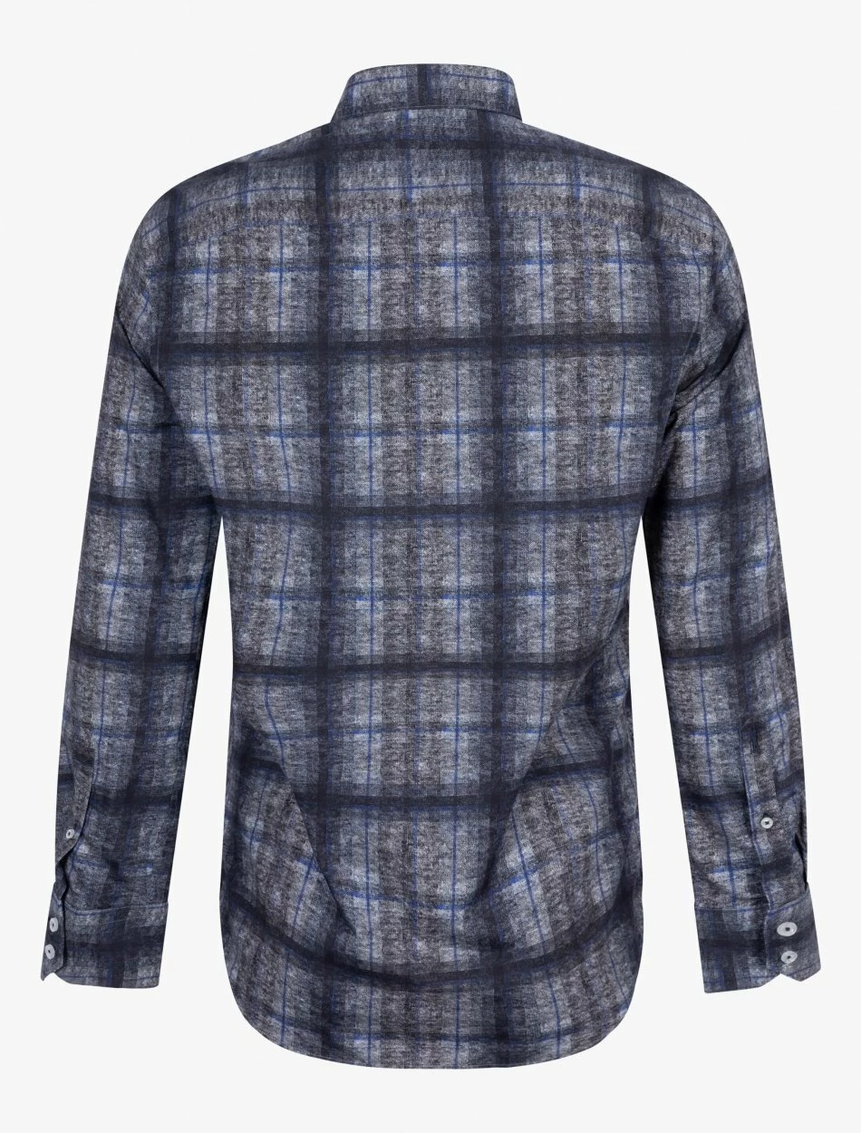 Cavallaro Napoli Griquo Overhemd Blauw 8 Cavallaro Napoli Griquo Overhemd Blauw - Afbeelding 8