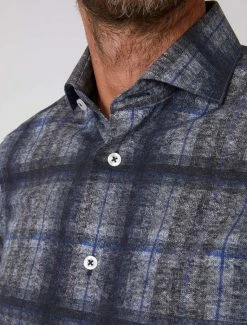 Cavallaro Napoli Griquo Overhemd Blauw 11 Cavallaro Napoli Griquo Overhemd Blauw -Cavallaro Napoli Shop 110225020 691691 11 positie 20 293