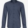 Cavallaro Napoli Blantino Overhemd Donkerblauw