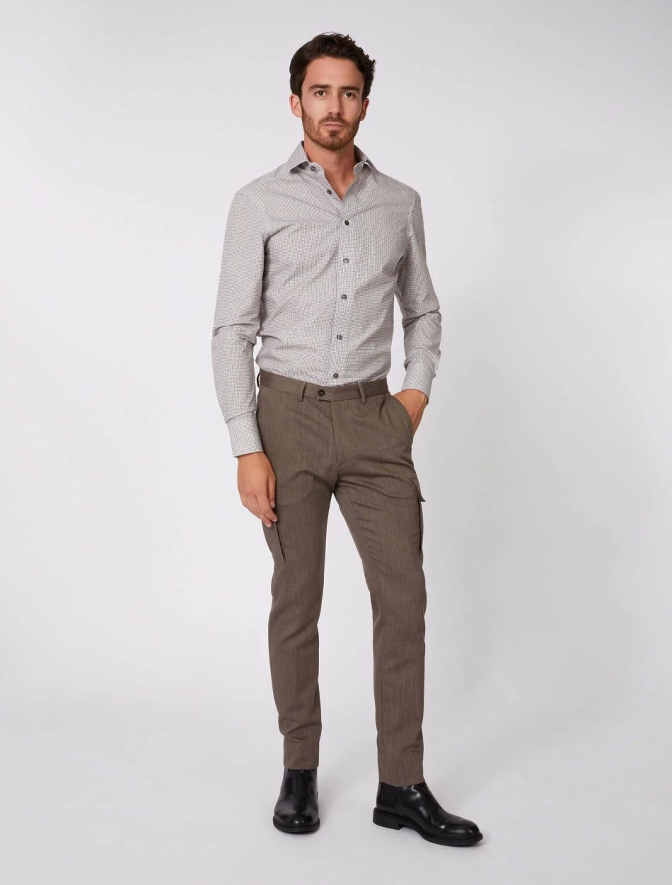 Cavallaro Napoli Camantino Overhemd Grijs 6 Cavallaro Napoli Camantino Overhemd Grijs - Afbeelding 6