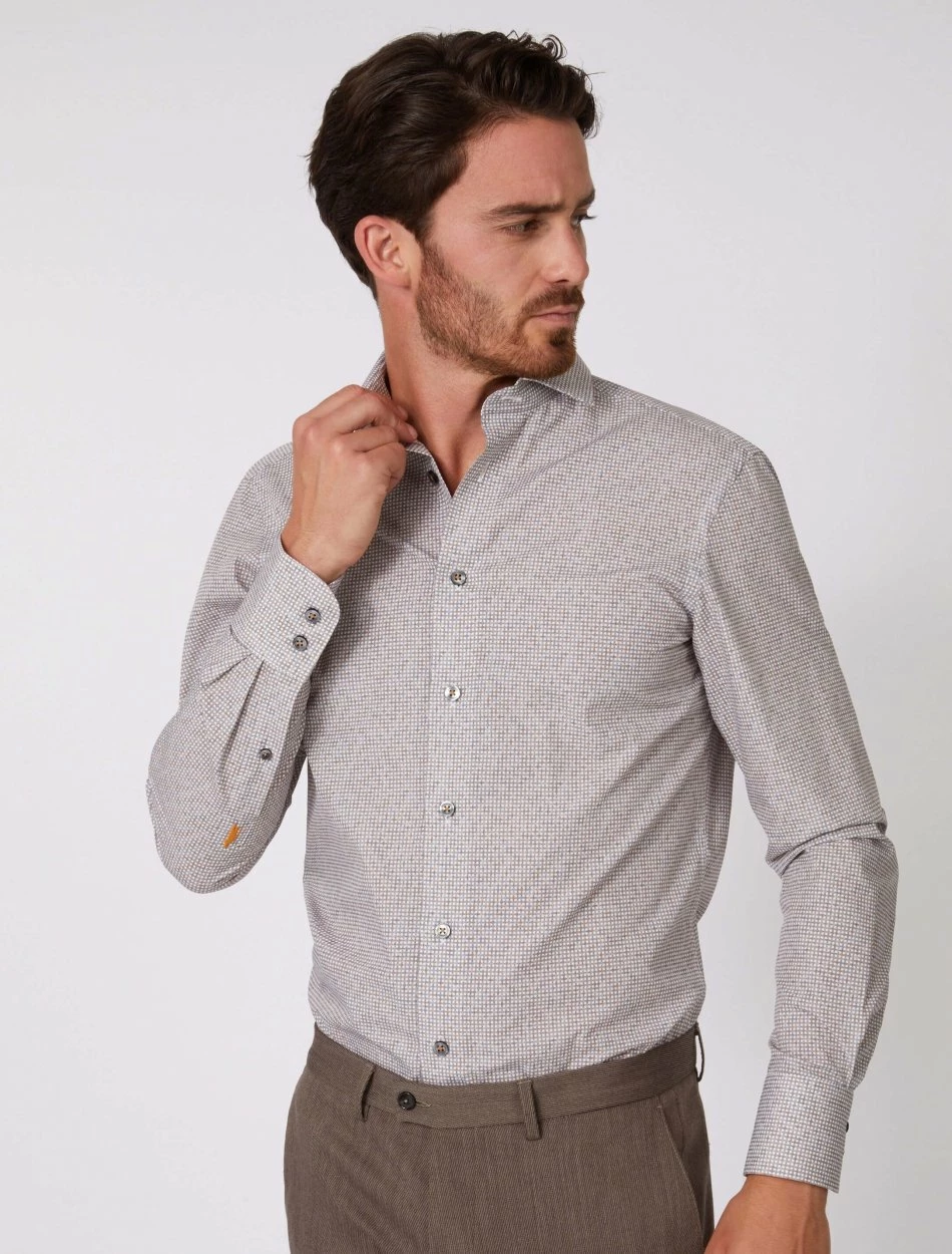 Cavallaro Napoli Camantino Overhemd Grijs 5 Cavallaro Napoli Camantino Overhemd Grijs - Afbeelding 5