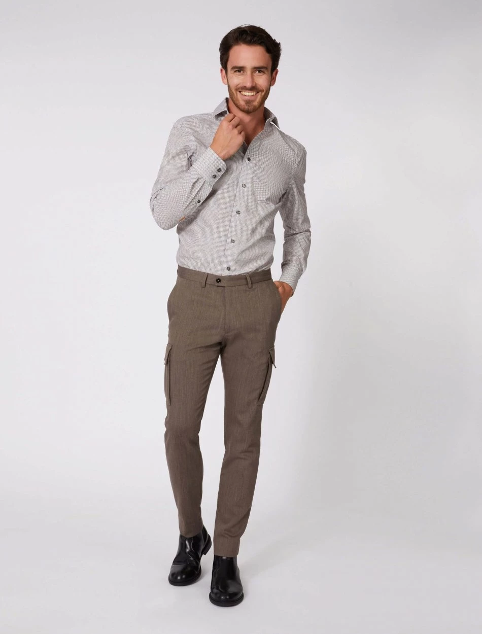 Cavallaro Napoli Camantino Overhemd Grijs 2 Cavallaro Napoli Camantino Overhemd Grijs - Afbeelding 2