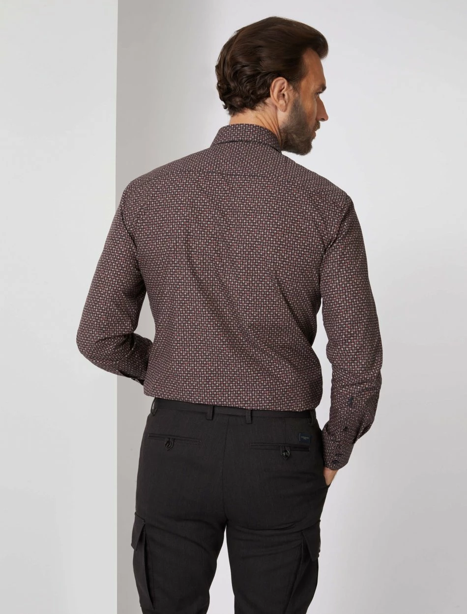 Cavallaro Napoli Fungo Overhemd Zwart 6 Cavallaro Napoli Fungo Overhemd Zwart - Afbeelding 6