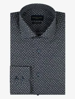 Cavallaro Napoli Grungo Overhemd Blauw 17 Cavallaro Napoli Grungo Overhemd Blauw -Cavallaro Napoli Shop 110225026 699507 03 positie 60 230