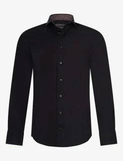 Cavallaro Napoli Fundato Overhemd Zwart 15 Cavallaro Napoli Fundato Overhemd Zwart -Cavallaro Napoli Shop 110225028 999000 01 positie 402c20voorkant 591