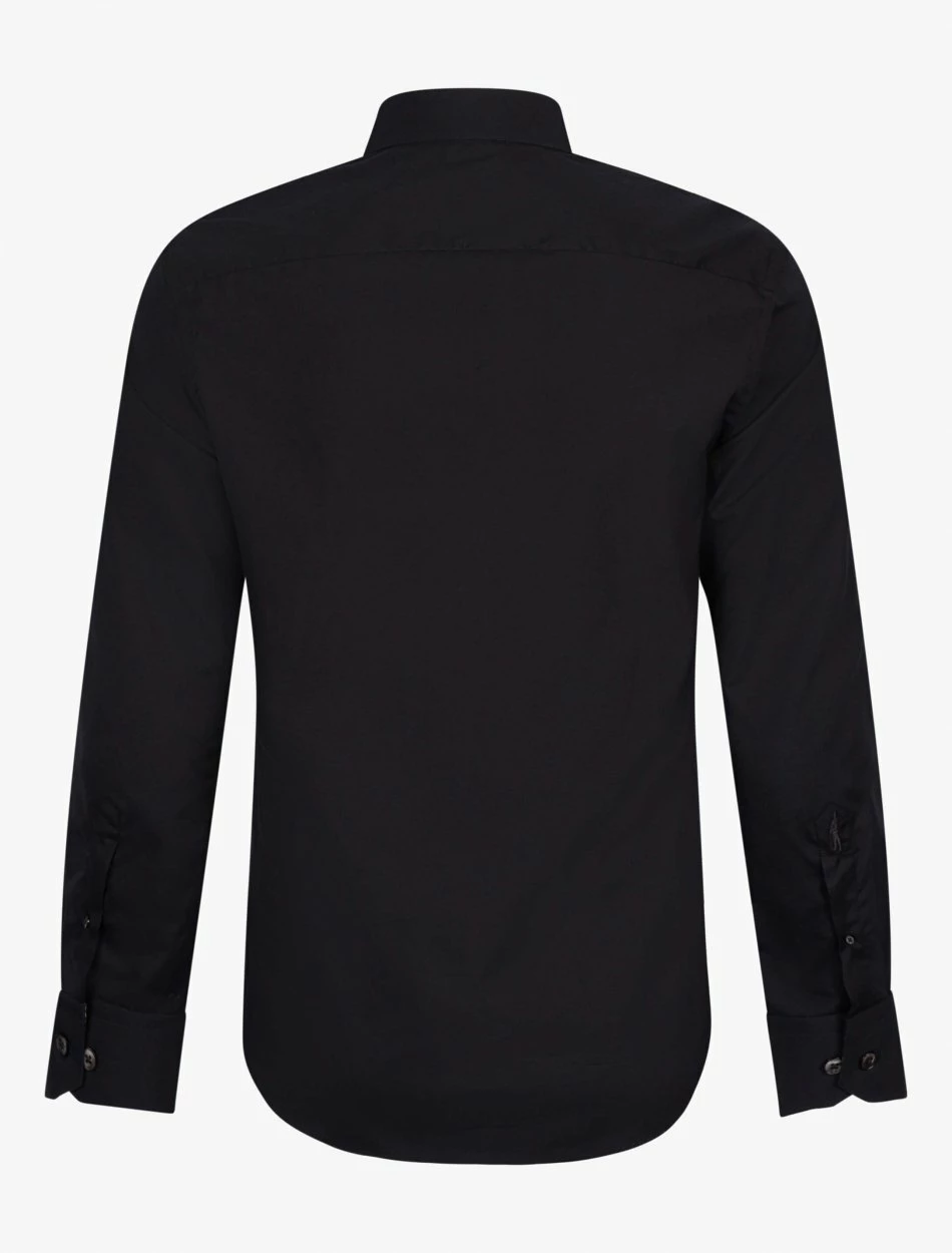 Cavallaro Napoli Fundato Overhemd Zwart 8 Cavallaro Napoli Fundato Overhemd Zwart - Afbeelding 8