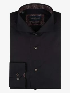 Cavallaro Napoli Fundato Overhemd Zwart 17 Cavallaro Napoli Fundato Overhemd Zwart -Cavallaro Napoli Shop 110225028 999000 03 positie 60 220