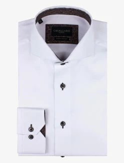 Cavallaro Napoli Dundio Overhemd Wit -Cavallaro Napoli Shop 110225029 100007 03 positie 60 842