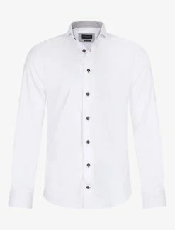 Cavallaro Napoli Ginaro Overhemd Wit -Cavallaro Napoli Shop 110225031 100007 01 positie 402c20voorkant 605
