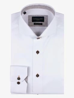 Cavallaro Napoli Ginaro Overhemd Wit -Cavallaro Napoli Shop 110225031 100007 03 positie 60 300