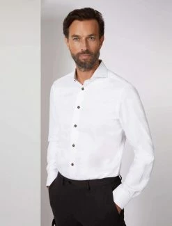 Cavallaro Napoli Ginaro Overhemd Wit -Cavallaro Napoli Shop 110225031 100007 06 positie 30 351