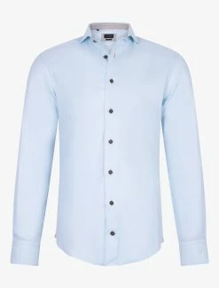 Cavallaro Napoli Gilando Overhemd Blauw -Cavallaro Napoli Shop 110225032 600007 01 positie 402c20voorkant 915