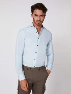 Cavallaro Napoli Gilando Overhemd Blauw -Cavallaro Napoli Shop 110225032 600007 06 positie 30 598