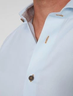 Cavallaro Napoli Gilando Overhemd Blauw -Cavallaro Napoli Shop 110225032 600007 11 positie 20 984