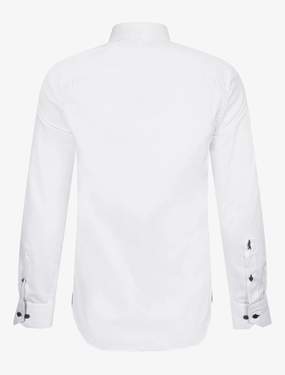 Cavallaro Napoli Feddori Overhemd Wit 8 Cavallaro Napoli Feddori Overhemd Wit - Afbeelding 8