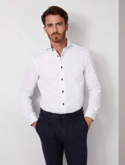 Cavallaro Napoli Feddori Overhemd Wit