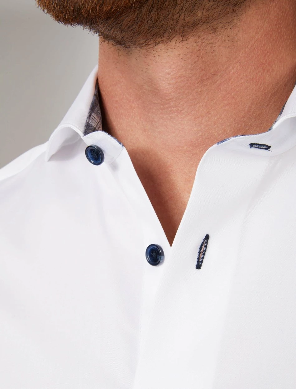 Cavallaro Napoli Feddori Overhemd Wit 3 Cavallaro Napoli Feddori Overhemd Wit - Afbeelding 3