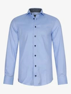 Cavallaro Napoli Santiddo Overhemd Blauw -Cavallaro Napoli Shop 110225034 600000 01 positie 402c20voorkant 629